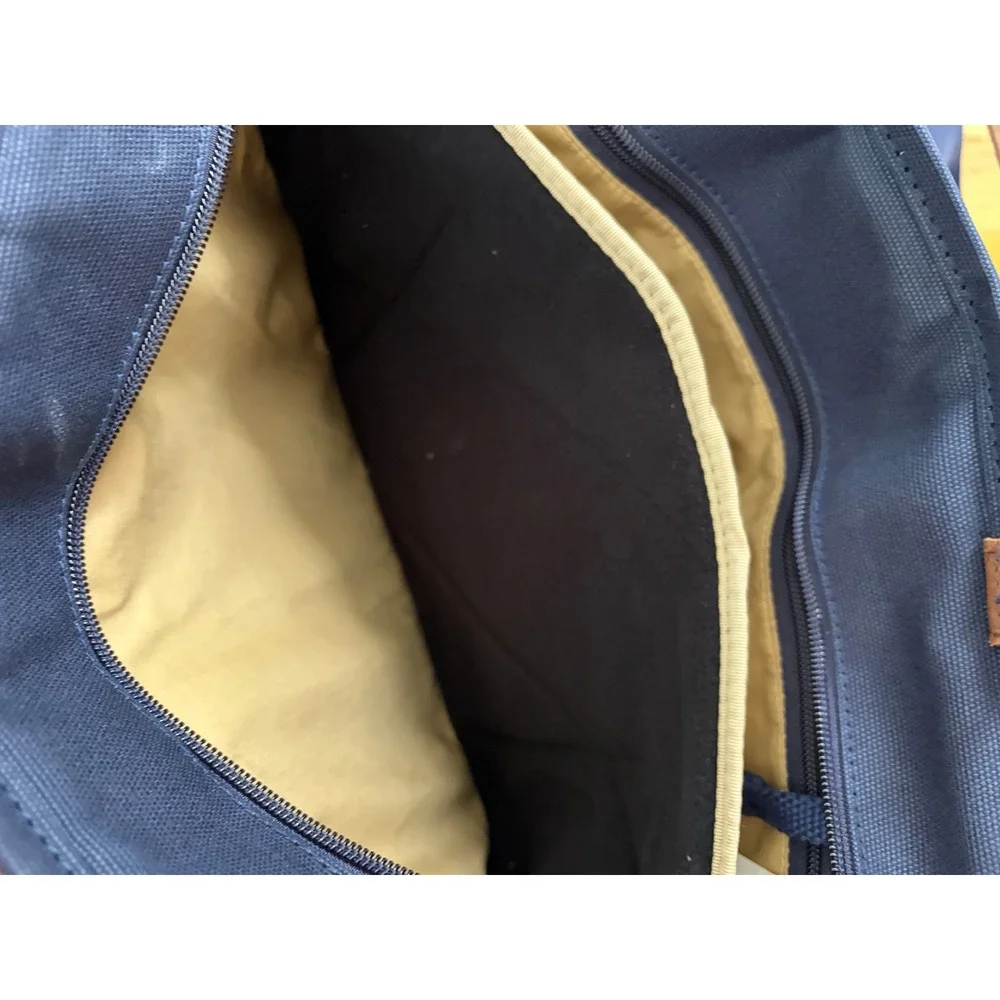 L.L.Bean Stonington Daily Carry Work Bag in navy canvas